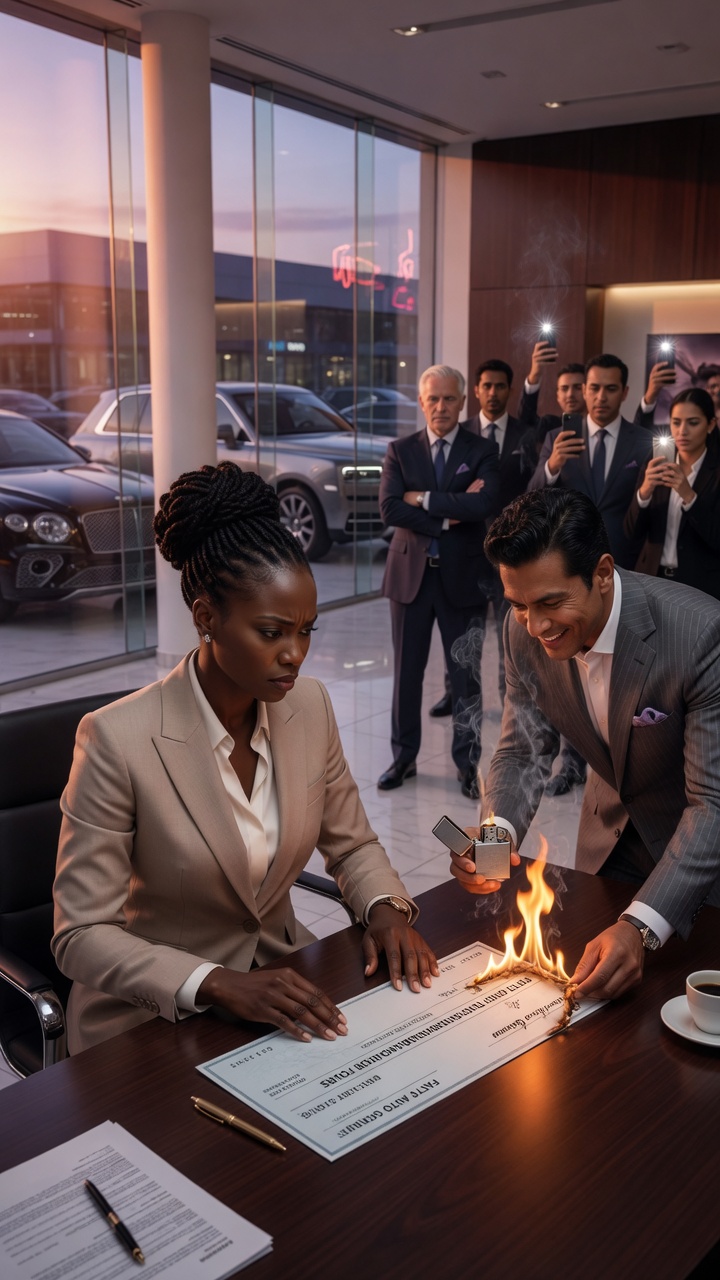 He Burned a $57,400 Check Right in Her Face… Then Everything Exploded 🔥