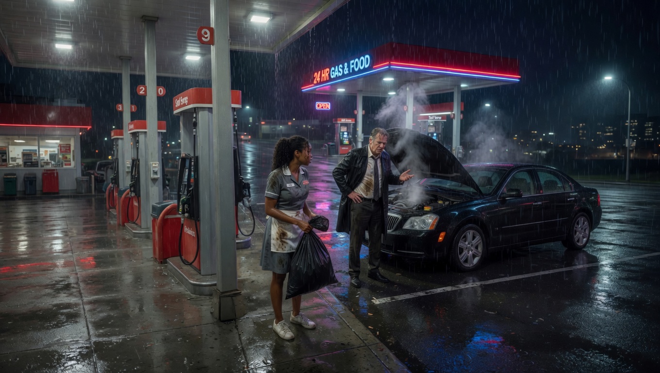 She Helped Him in the Rain… He Changed Her Life Forever