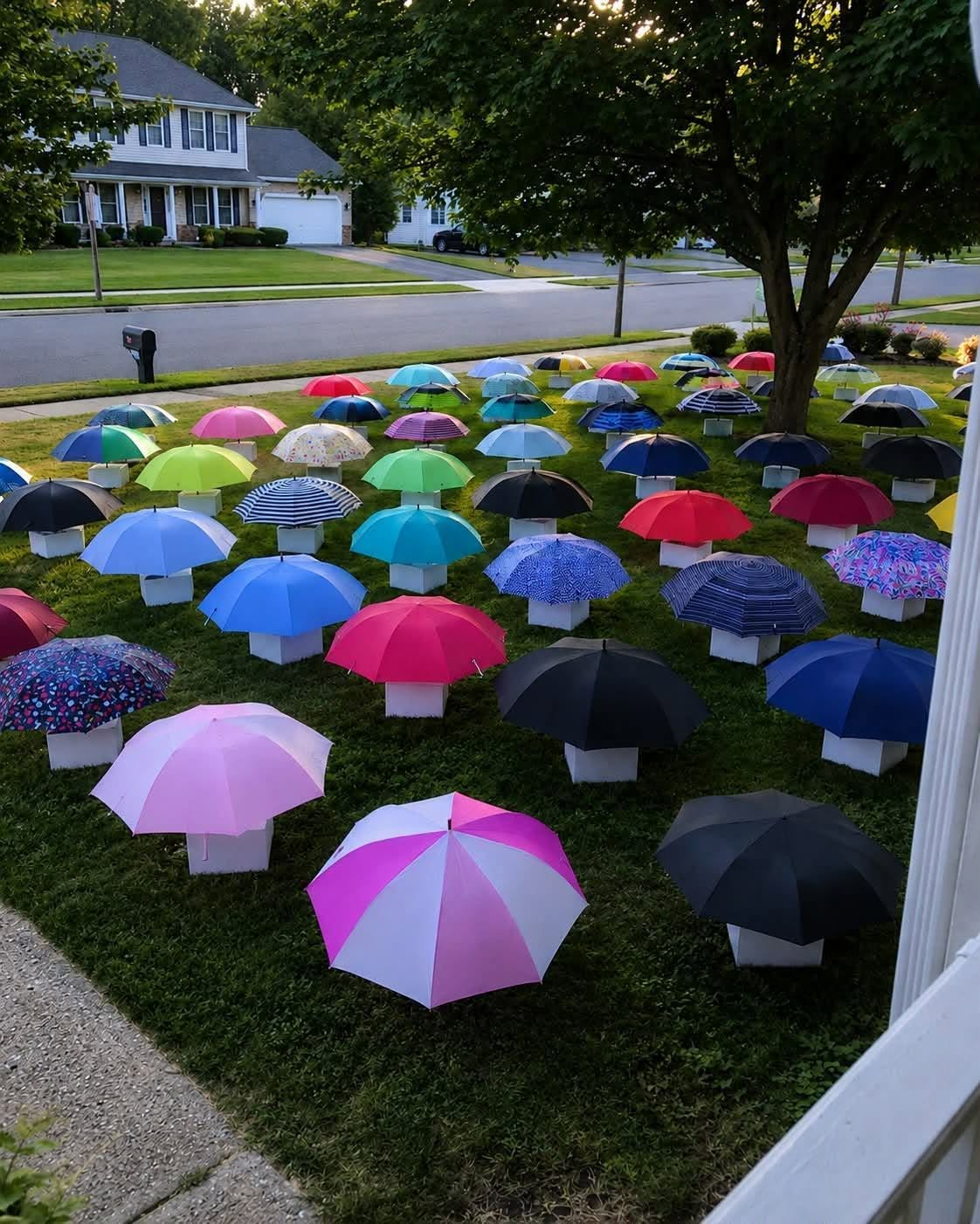 My Son Gave His Late Father’s Umbrella to a Pregnant Stranger. Three Mornings Later, Our Front Yard Changed Everything.