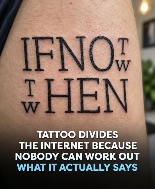 The Anatomy of an Optical Illusion: What That Viral “Unreadable” Arm Tattoo Teaches Us About Design